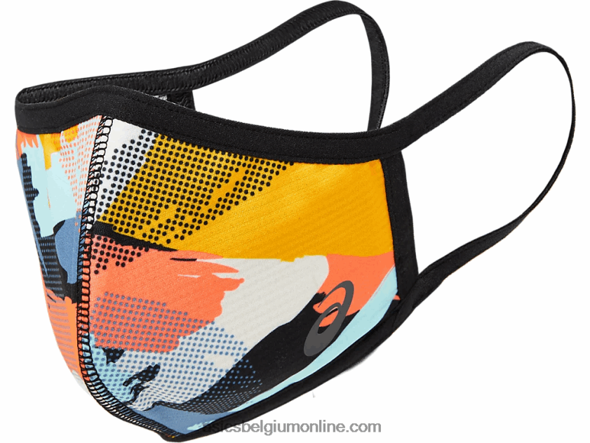 gezichtsbedekking V6HXR21759 prestatie zwart Asics