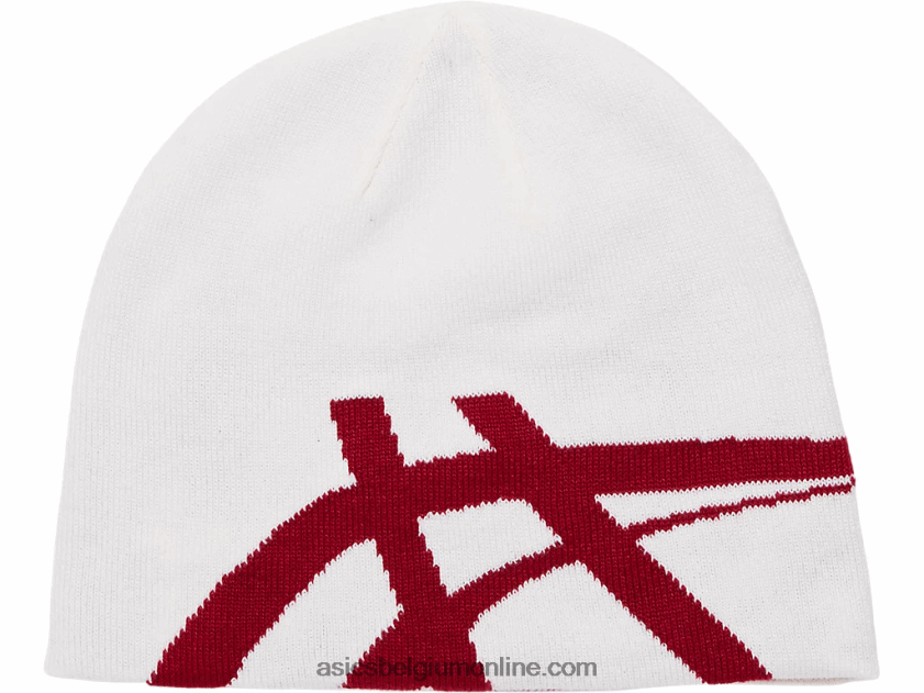 unisex beanie handschoenen set V6HXR2837 berk/cranberry Asics
