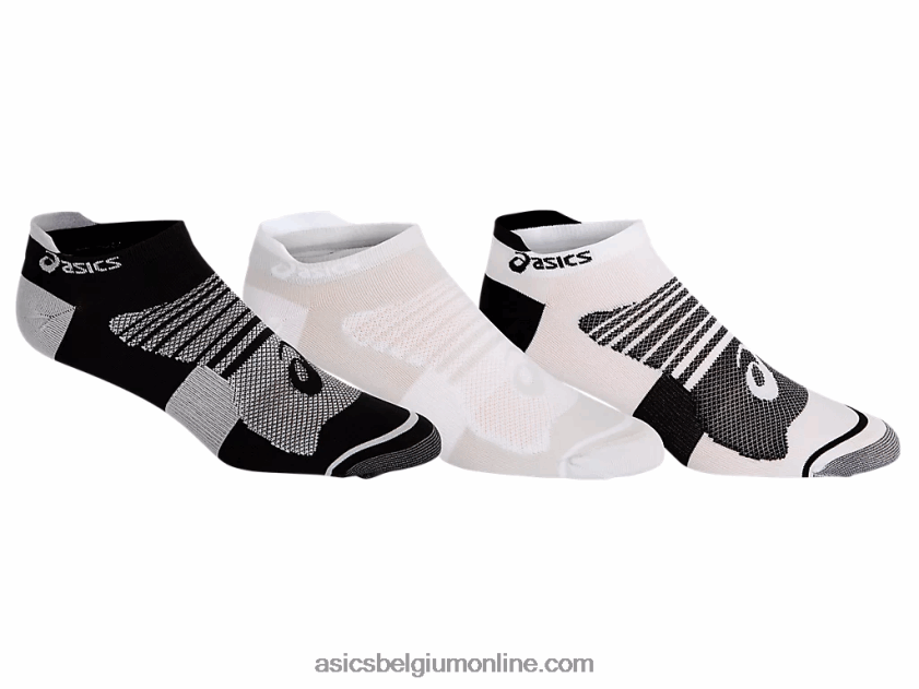 heren quick lyte plus 3pk V6HXR21610 briljant wit/zwart Asics