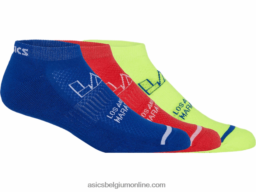 kussen laag 3-pack lam V6HXR21371 kustroos/pacific groenblauw/geel Asics