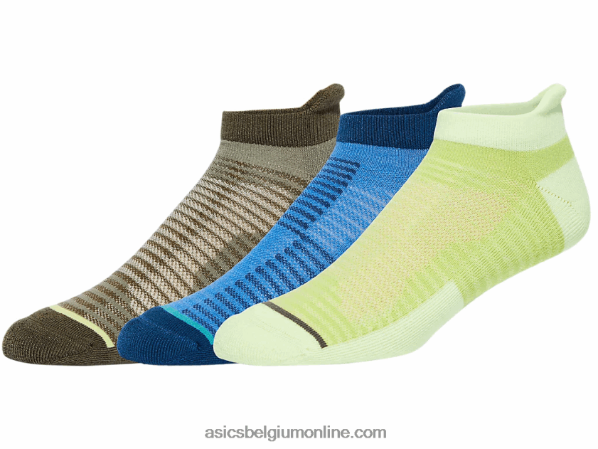 kussen laag uitgesneden (3 stuks) V6HXR2779 gevaren groen/lake drive multi Asics