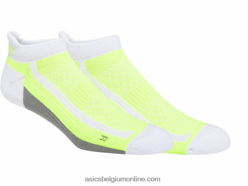 nimbus plus enkele tab V6HXR21844 schitterend wit/veiligheidsgeel Asics