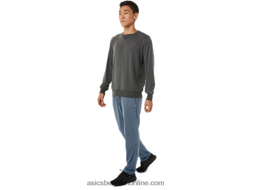 fp-broek voor heren V6HXR238 staalblauwe spacedye Asics