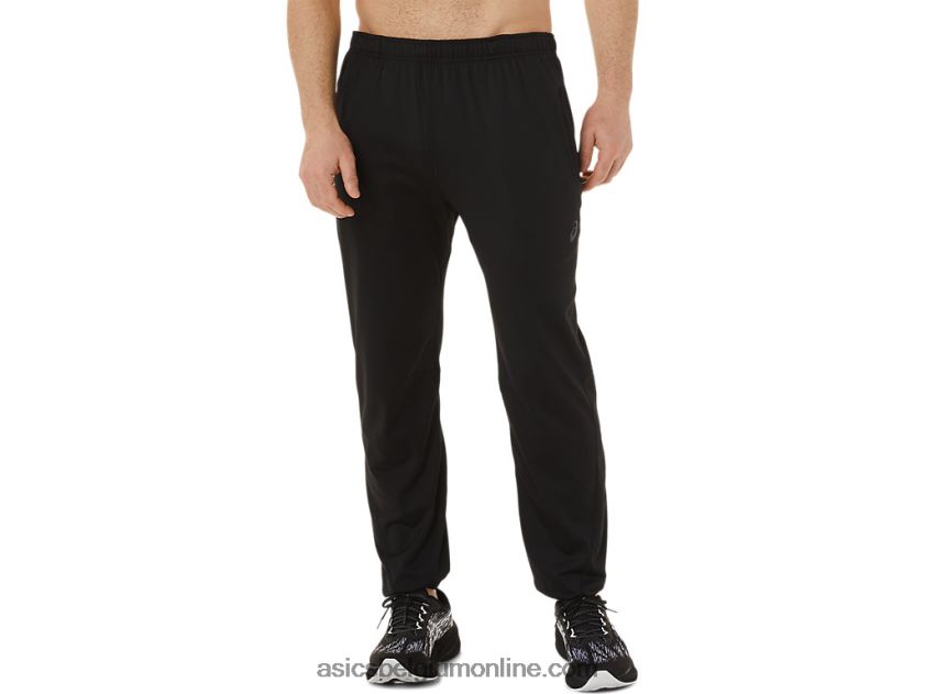 geborstelde gebreide broek voor heren V6HXR2750 prestatie zwart Asics