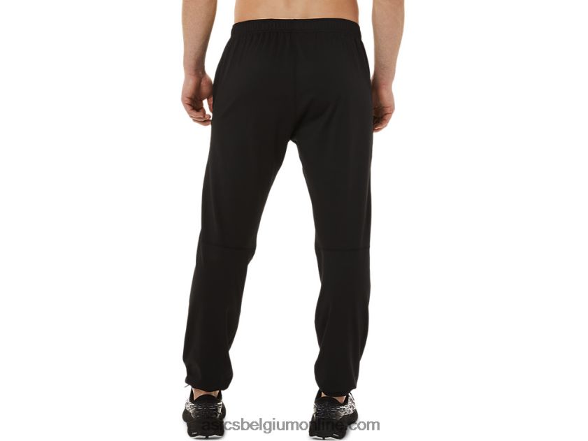 geborstelde gebreide broek voor heren V6HXR2750 prestatie zwart Asics