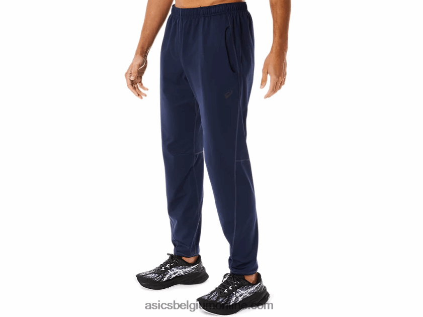geborstelde gebreide broek voor heren V6HXR2754 middernacht Asics