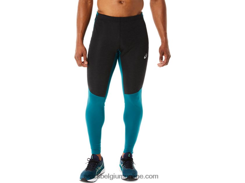 hardloopbroek voor heren V6HXR2876 fluweel grenen/performance zwart Asics