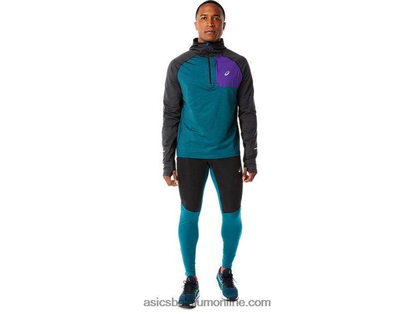 hardloopbroek voor heren V6HXR2876 fluweel grenen/performance zwart Asics