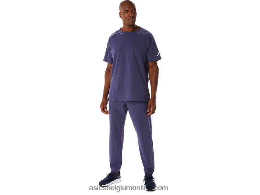 heren actibreeze geventileerde geweven broek V6HXR2267 indigo mist Asics