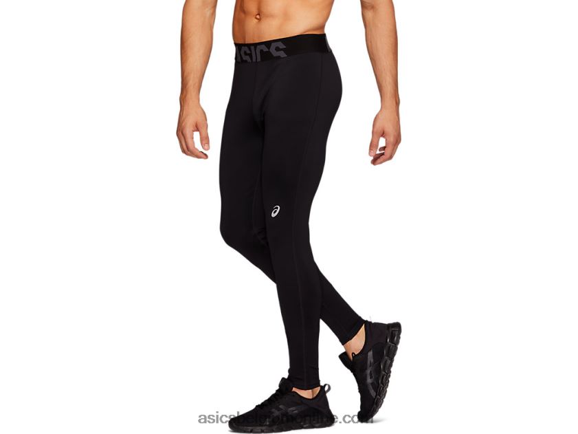 heren thermopolis strak V6HXR22114 prestatie zwart Asics