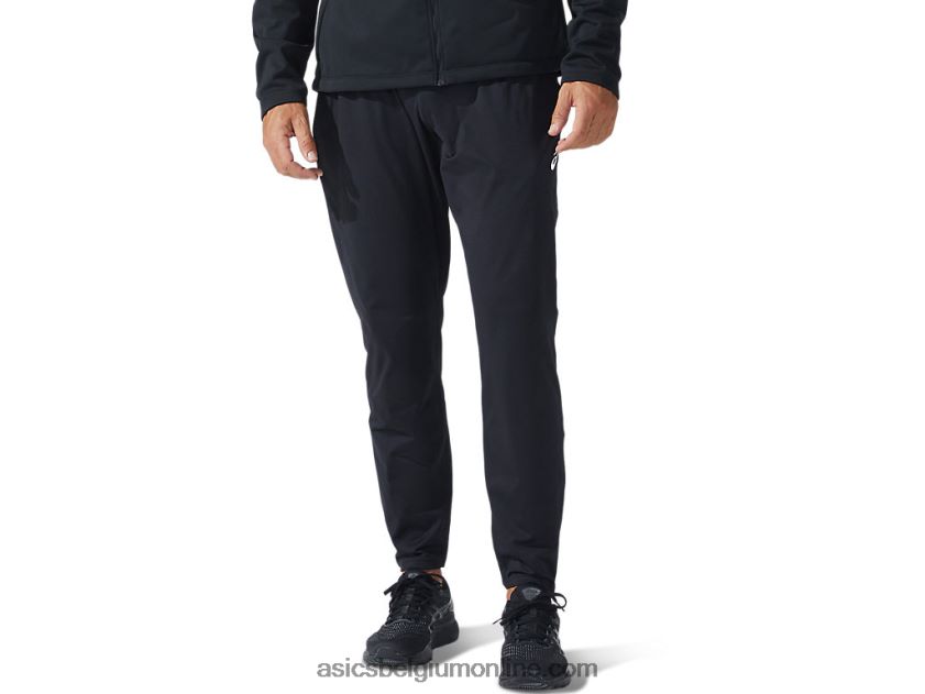 heren thermopolis taps toelopende broek V6HXR21627 prestatie zwart Asics