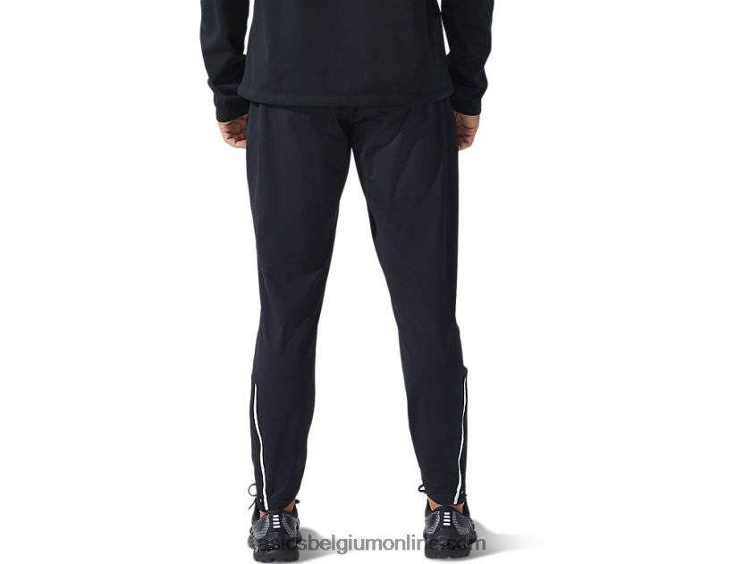 heren thermopolis taps toelopende broek V6HXR21627 prestatie zwart Asics