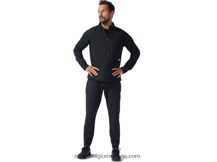 heren thermopolis taps toelopende broek V6HXR21627 prestatie zwart Asics