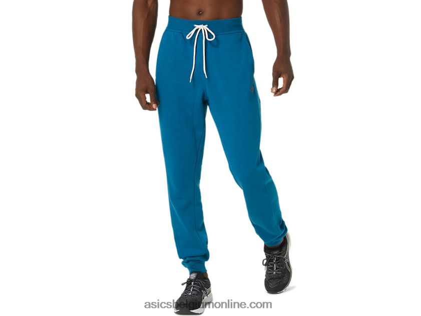 m zondag sana fleece joggingbroek V6HXR2820 diepzee wintertaling Asics
