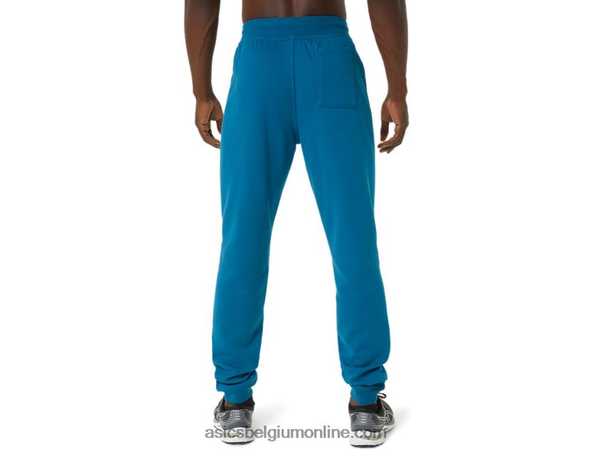 m zondag sana fleece joggingbroek V6HXR2820 diepzee wintertaling Asics