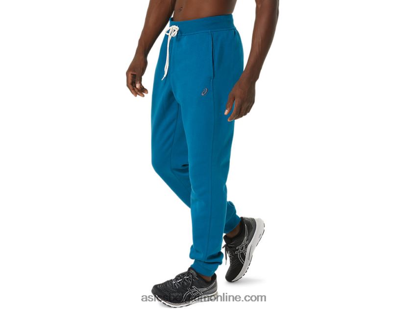 m zondag sana fleece joggingbroek V6HXR2820 diepzee wintertaling Asics