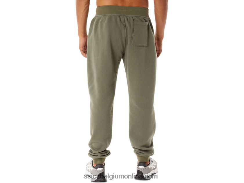 m zondag sana fleece joggingbroek V6HXR2868 mantel groen Asics