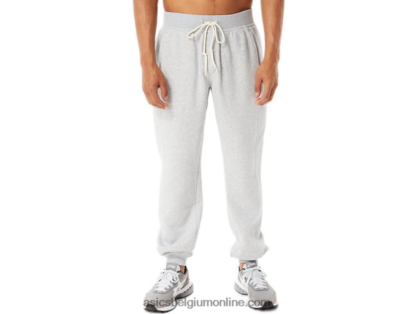 m zondag sana fleece joggingbroek V6HXR2883 lichtgrijze heide Asics