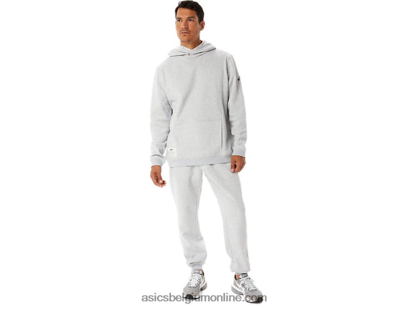 m zondag sana fleece joggingbroek V6HXR2883 lichtgrijze heide Asics
