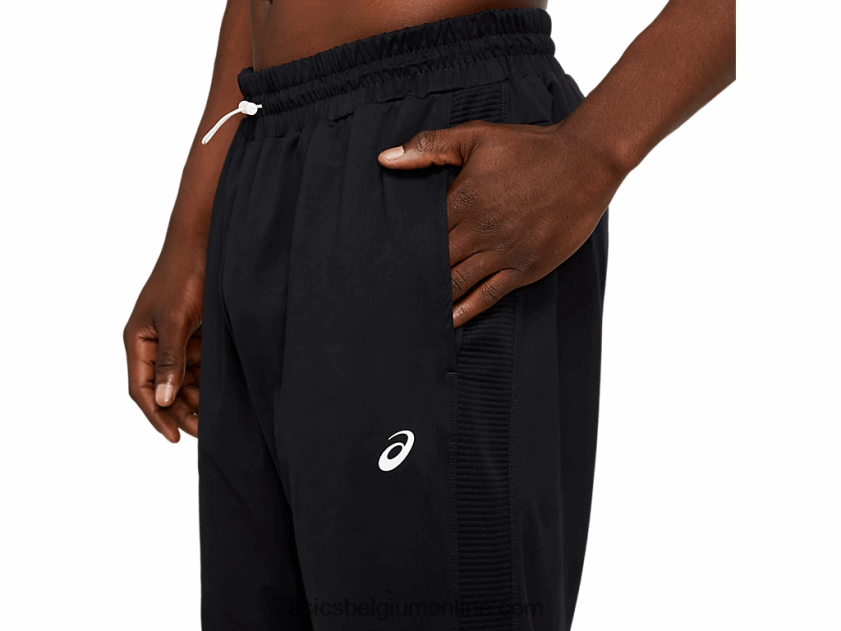 taps toelopende thermopolis-fleecebroek voor heren V6HXR22061 prestatie zwart Asics