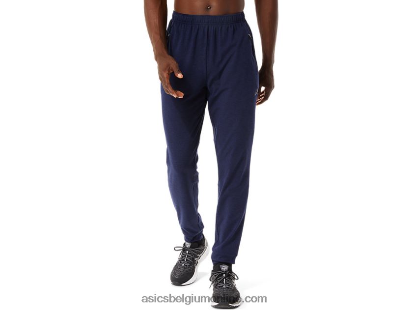 technische joggingbroek voor heren V6HXR21694 peacoat heide Asics