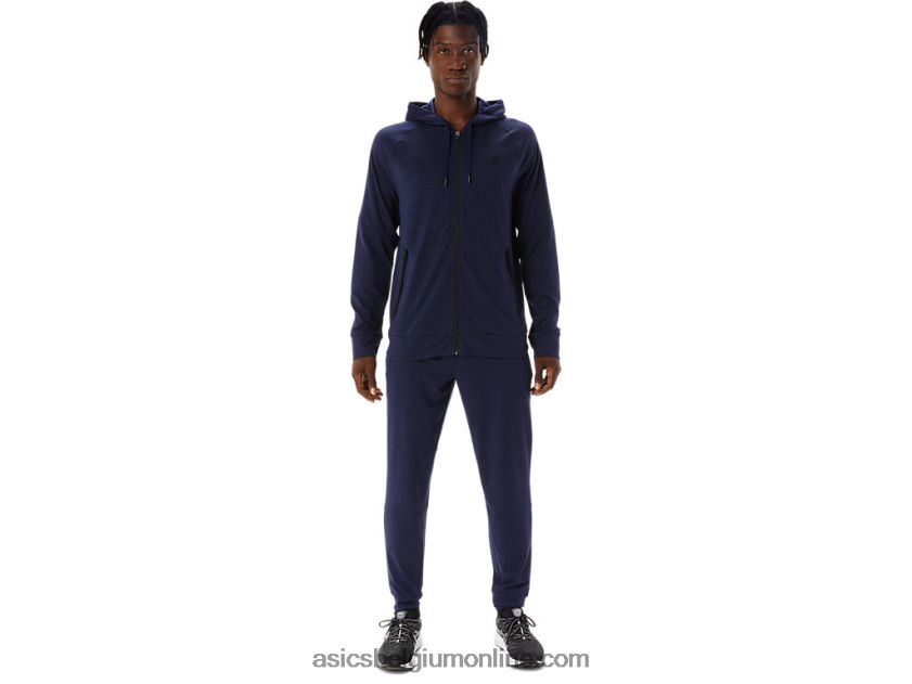 technische joggingbroek voor heren V6HXR21694 peacoat heide Asics