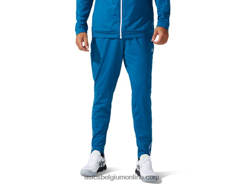 trainingsbroek voor heren V6HXR21808 diepzee groenblauw/briljant wit Asics