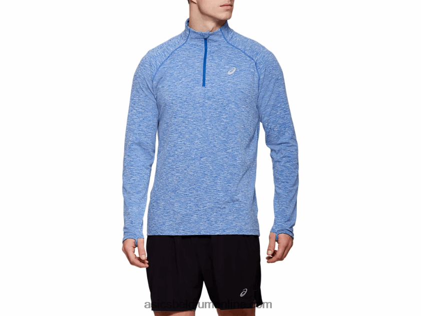 Dorai-top met kwartrits voor heren V6HXR22125 blauwe heide Asics