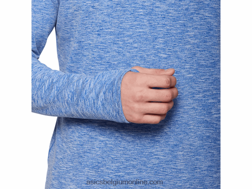 Dorai-top met kwartrits voor heren V6HXR22125 blauwe heide Asics