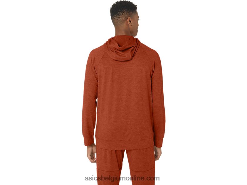 heren tech fz hoodie 2.0 V6HXR2299 spice latte spacedye Asics