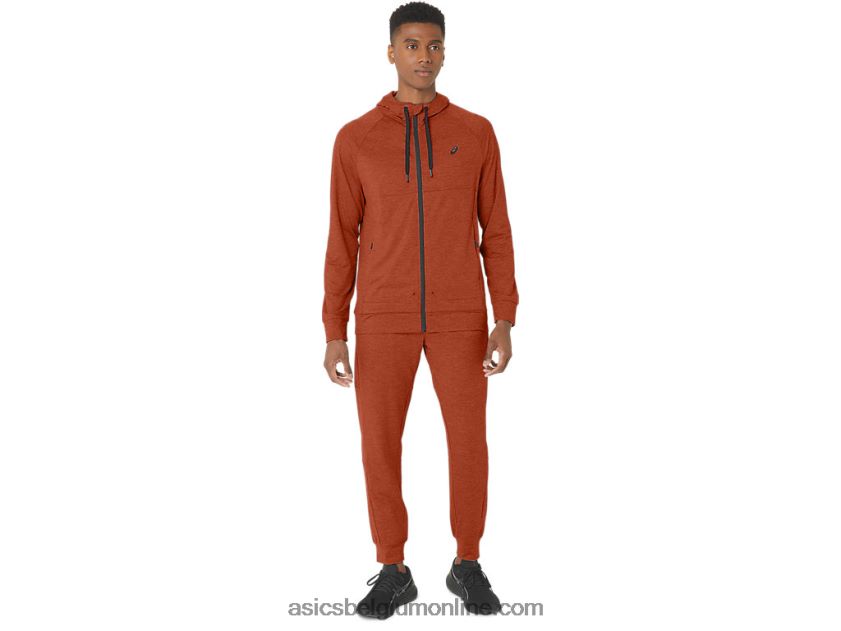 heren tech fz hoodie 2.0 V6HXR2299 spice latte spacedye Asics