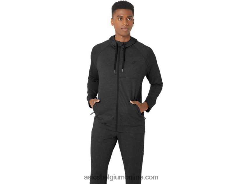 heren tech fz hoodie 2.0 V6HXR2303 grafietgrijze spacedye Asics