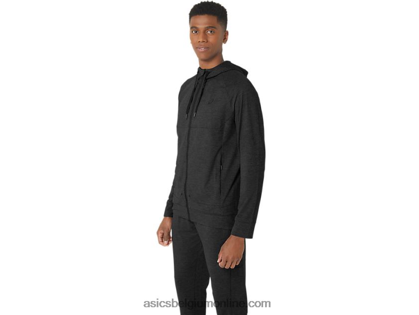 heren tech fz hoodie 2.0 V6HXR2303 grafietgrijze spacedye Asics