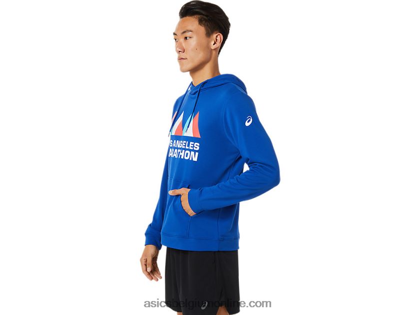 lam-hoodie voor heren V6HXR21618 koninklijk team Asics