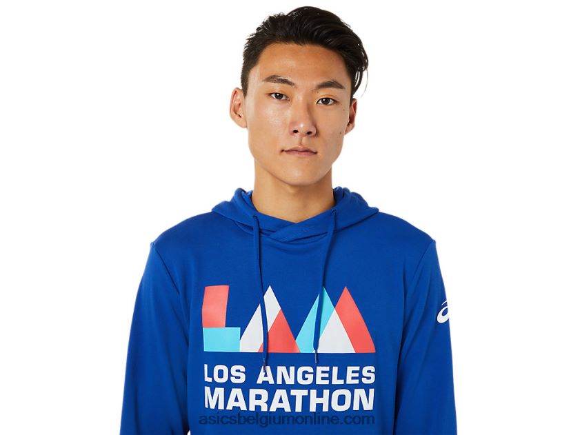 lam-hoodie voor heren V6HXR21618 koninklijk team Asics