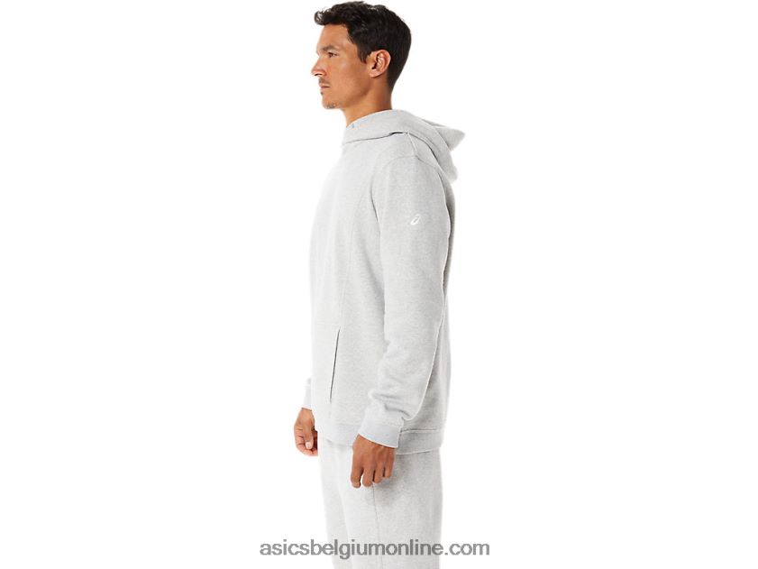m zondag fleece hoody wch V6HXR21284 lichtgrijze heide Asics