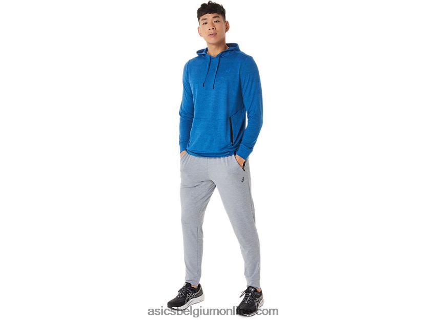 technische herenhoodie met capuchon V6HXR21420 meer rijden heide Asics