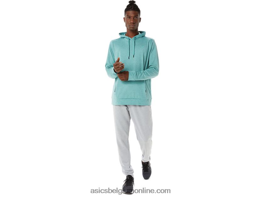 technische herenhoodie met capuchon V6HXR21569 salie heide Asics