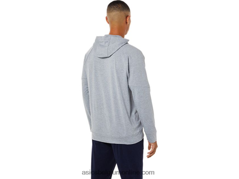 technische herenhoodie met volledige rits V6HXR21780 bladrotsheide Asics