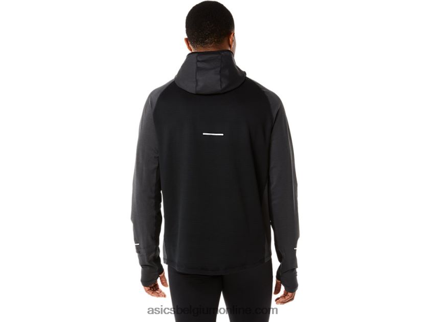 winterhardloophoodie met lange mouwen voor heren V6HXR2885 prestaties zwarte heide Asics