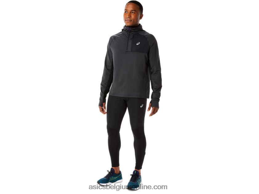 winterhardloophoodie met lange mouwen voor heren V6HXR2885 prestaties zwarte heide Asics