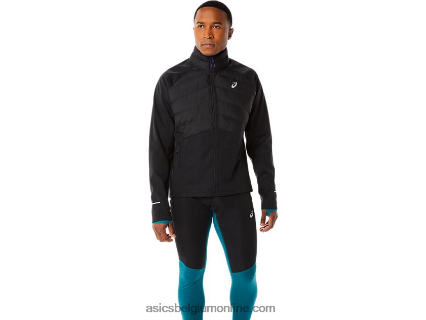 hardloopwinterjas voor heren V6HXR2841 prestaties zwarte heide Asics