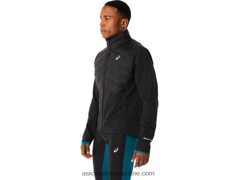hardloopwinterjas voor heren V6HXR2841 prestaties zwarte heide Asics