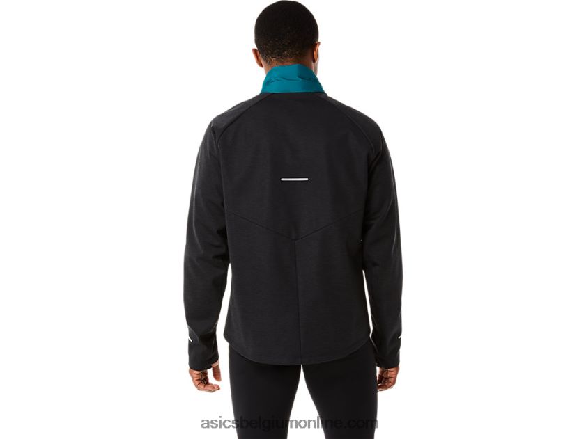 hardloopwinterjas voor heren V6HXR2849 fluweel grenen/zwart heide Asics