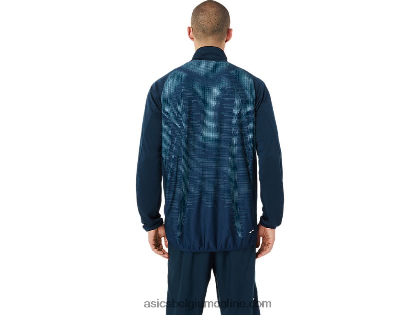 heren jacquard jack van actibreeze V6HXR21503 frans blauw Asics