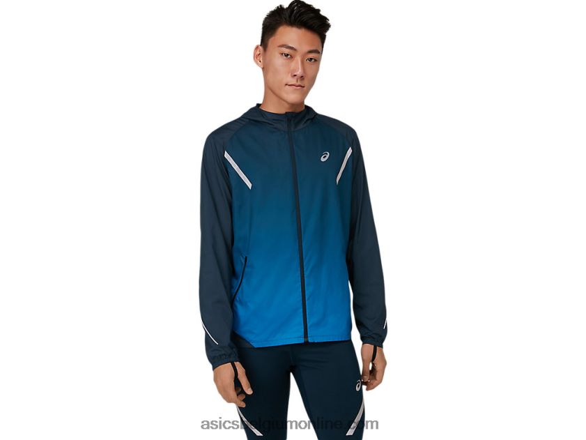 heren lite-wedstrijdjas V6HXR21673 frans blauw/elektrisch blauw Asics