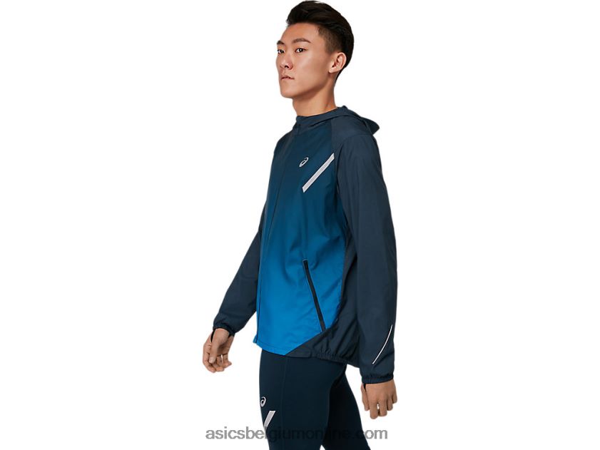 heren lite-wedstrijdjas V6HXR21673 frans blauw/elektrisch blauw Asics
