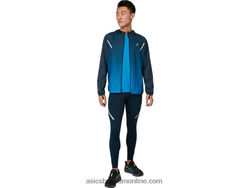 heren lite-wedstrijdjas V6HXR21673 frans blauw/elektrisch blauw Asics