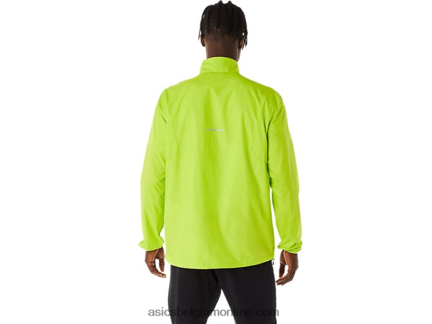 heren lite-wedstrijdjas V6HXR2238 limoenschil/performance zwart Asics