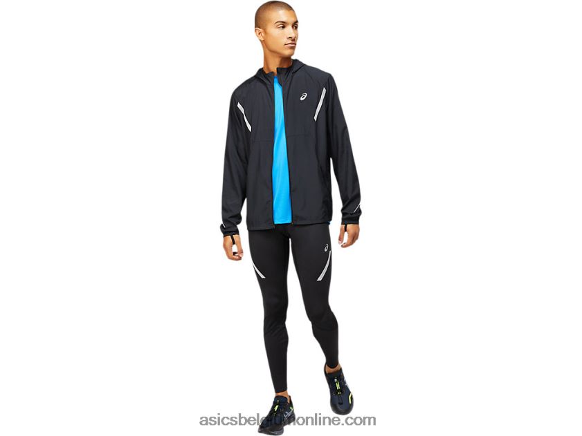 heren lite-wedstrijdjas effen V6HXR21670 prestatie zwart Asics